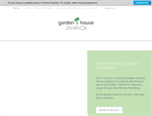 Tablet Screenshot of gardenhousejamaica.com